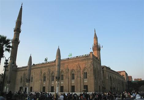 بالصور مسجد الحسين بالقاهرة مصراوى