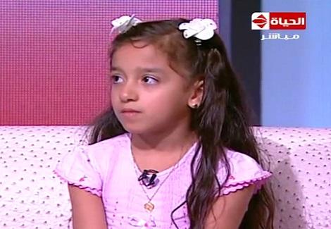  أول لقاء مع الطفلة حياة بعد مقابلة الرئيس السيسي وتبرعها لصندوق تحيا مصر