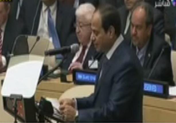 كلمة الرئيس السيسى فى مؤتمر قمة المناخ للامم المتحدة 