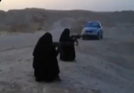 تدريبات نساء داعش على استخدام السلاح