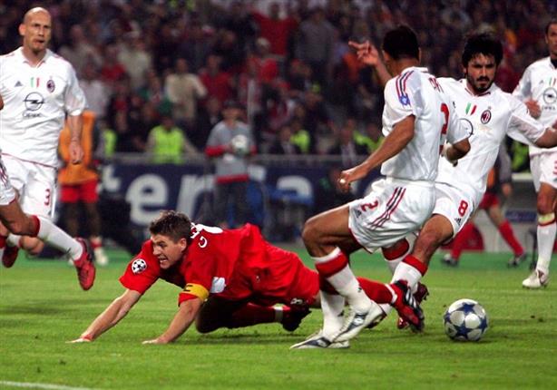 المباراة التاريخية بين ليفربول وميلان في نهائي دوري الأبطال 2005