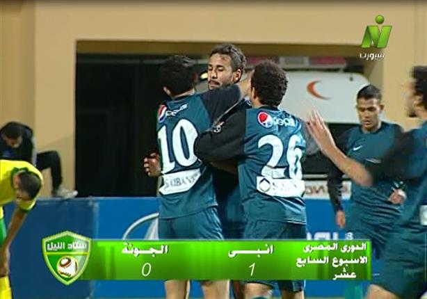 أهداف مباراة ( إنبي 1- الجونة 0 ) في الدوري المصري