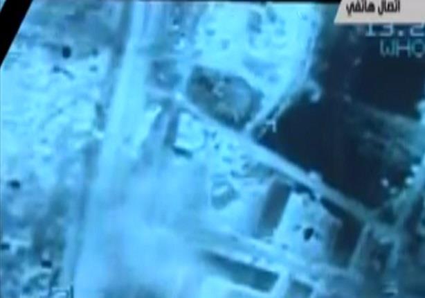 القوات المسلحة تذيع أولى لقطات الضربة الجوية ضد تنظيم داعش بليبيا