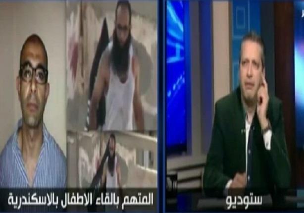 شاهد رد فعل تامر امين على مظاهرات الاسكندرية للتضامن مع قاتل الاطفال