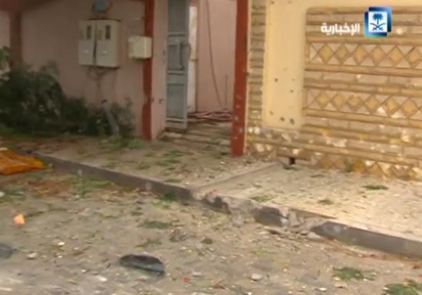 آثار القصف الحوثي لمدينة نجران السعودية