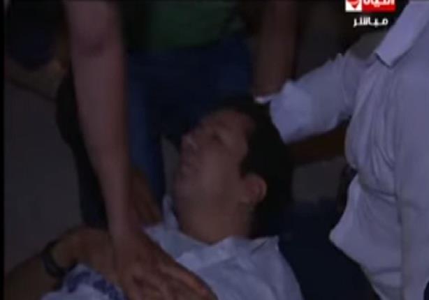 لحظة إغماء النجم "هاني رمزي" في برنامج " هبوط إضطراري "