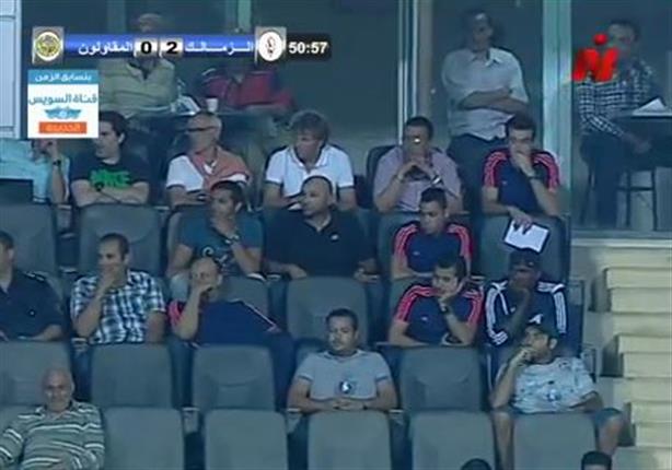 كوبر في ملعب بتروسبورت لمتابعة مباراة الزمالك والمقاولون