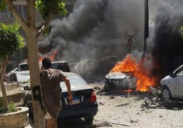أول مشاهد للسيارة المستخدمة فى تفجير موكب النائب العام هشام بركات