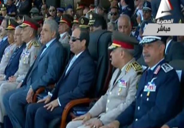 الرئيس السيسى يشهد حفل تخرج الدفعة 82طيران وعلوم عسكرية جوية