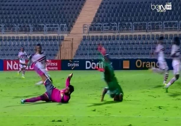 فيديو- سقوط مروع للاعب ليوبارد أمام الشناوي أدى لإصابته بشلل رباعي