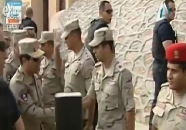 الرئيس السيسي يتفقد عناصر القوات المسلحة والشرطة في شمال سيناء