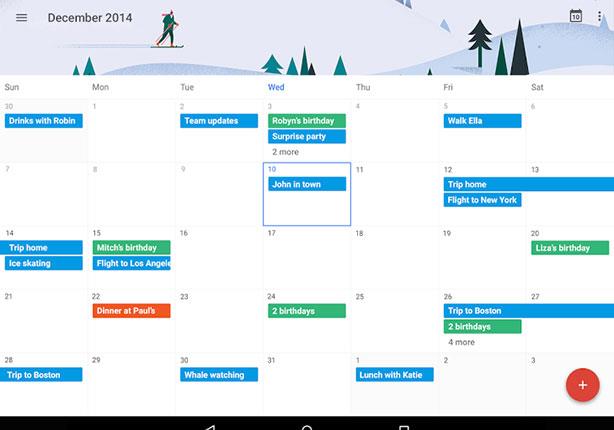 أفضل 7 تطبيقات Calendar لهواتف الآندرويد لعام 2015