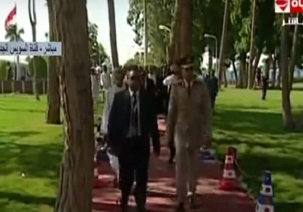  وصول الوفود الرسمية العربية والأجنبية لمنصة الإحتفال بقناة السويس الجديدة