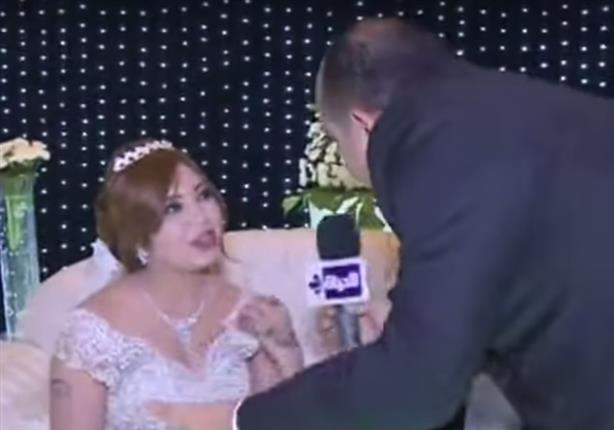 أول لقاء مع عروسة حازم إمام في حفل زفافهما