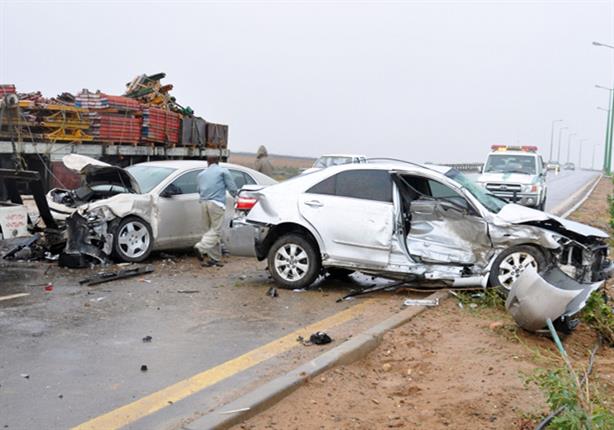 بالفيديو.. كاميرات المراقبة ترصد حادث سير عنيف بالسعودية