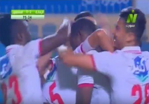 هدفين في دقيقة واحدة للزمالك امام المقاولون