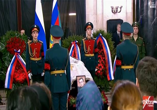 بالفيديو -بدء مراسم تأبين السفير الروسي الذي تم اغتياله بتركيا 