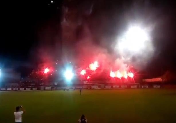 إحتفالات جماهير الأهلي بالفوز بلقب الدوري العام بملعب التتش - فيديو