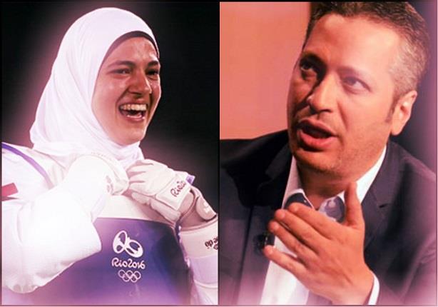 تعليق تامر أمين على حجاب البطلة الأوليمبية هداية ملاك 