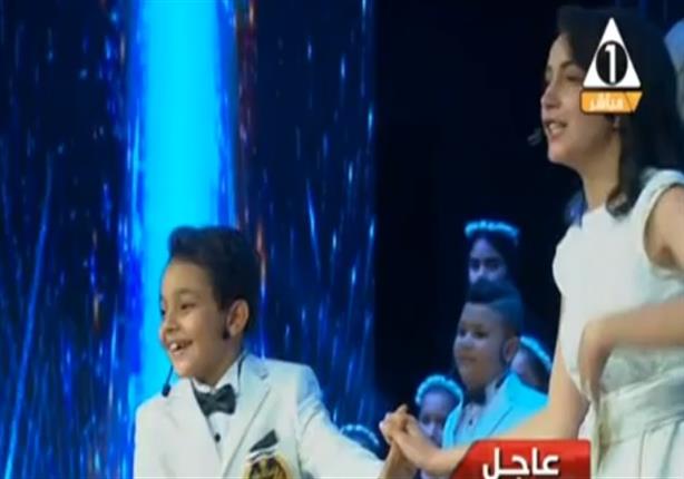 غناء كورال أطفال مصر خلال الإحتفال بعيد الشرطة  بمشاركة أبطال "ذا فويس كيدز"