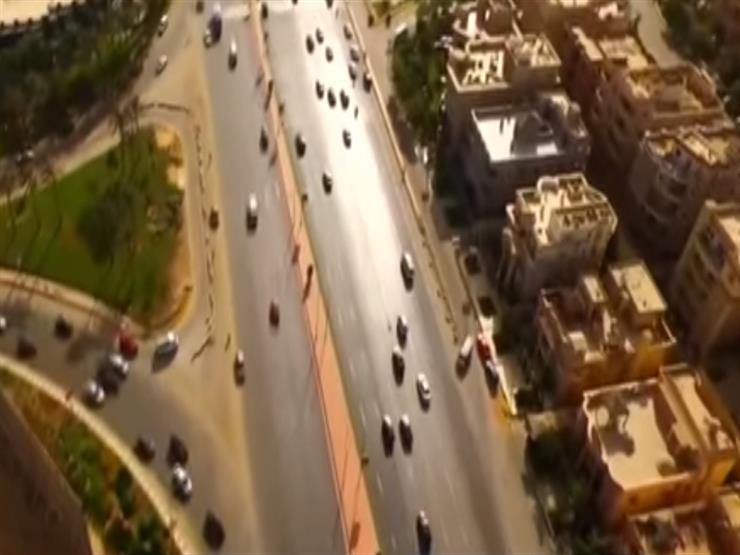 كاميرا درون ترصد الحركة المرورية بالتجمع الخامس -فيديو