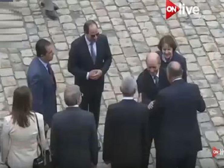 مراسم استقبال للرئيس السيسي في قصر الإليزية