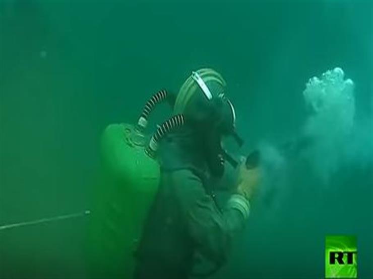 مناورات القوات الروسية لتصدي الإرهاب تحت الماء- فيديو 