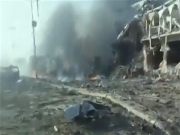 اللقطات الأولى من انفجار العاصمة الصومالية