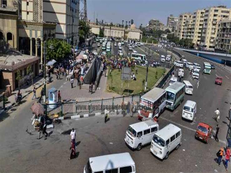 مرور الجيزة: كثافات مرورية أعلى محور 15 مايو بسبب مجمع المدارس