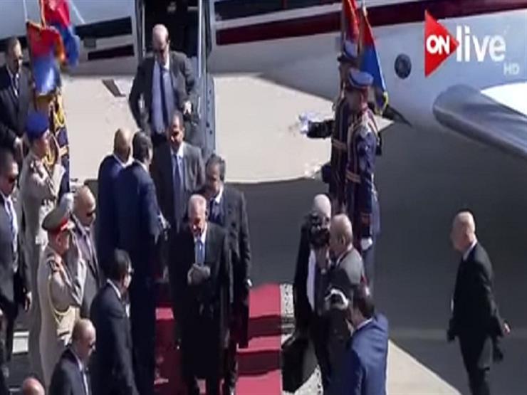  لحظة وصول رئيس البرلمان اللبناني مطار شرم الشيخ- فيديو 