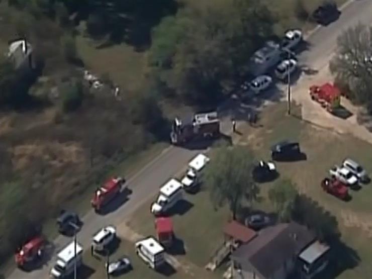 اللقطات الأولى من موقع إطلاق نار في كنيسة بولاية تكساس وأسفر عن مقتل 27 قتيلًا