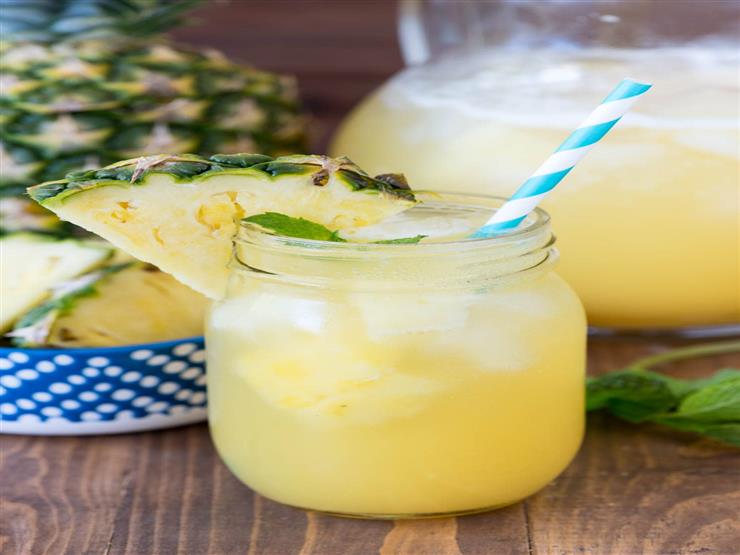 عصير الأناناس البارد                                                                                                                                                                                    