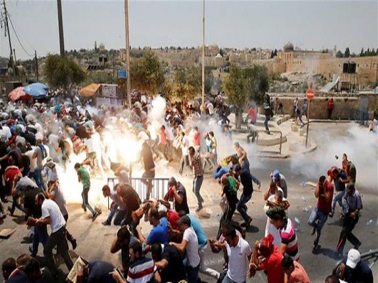 اشتباكات عنيفة بين الفلسطينيين و قوات الاحتلال الإسرائيلي- فيديو 