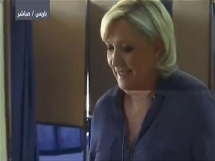 فيديو - المرشحة السابقة للرئاسة الفرنسية مارين لوبان تدلي بصوتها في الانتخابات البرلمانية