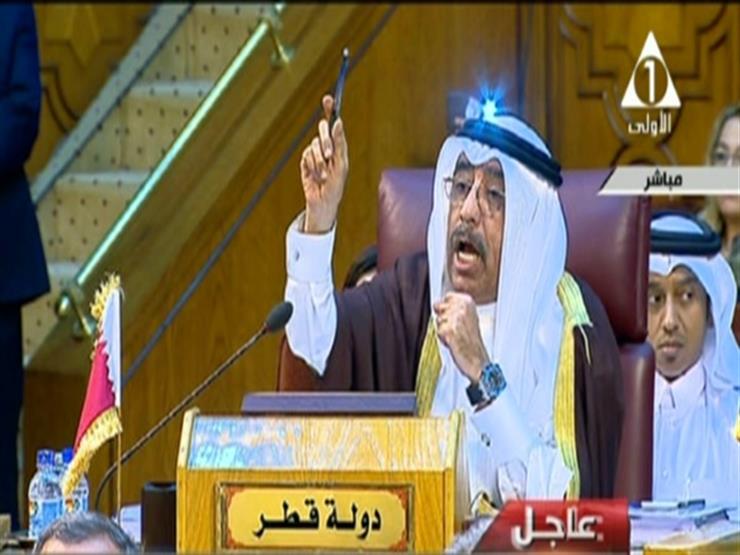 مندوب قطر بمجلس وزراء الإعلام يتعرض لموقف محرج عقب كلمة ممثل السعودية
