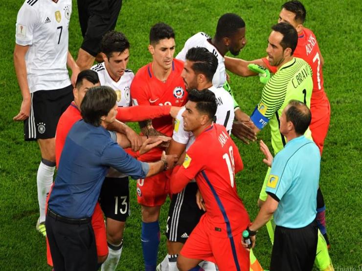 لقطة طريفة في نهائي كأس القارات بين تشيلي وألمانيا