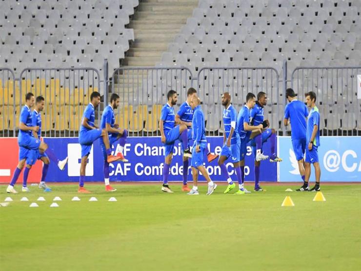 الزمالك يؤدي تدريباته على برج العرب