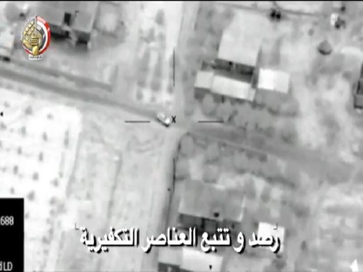 القوات المسلحة تبث فيديو جديد عن العمليات العسكرية ضد التكفيرين بسيناء