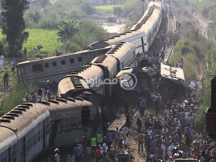 فيديو توضيحي.. كيف وقع حادث قطاري الإسكندرية؟