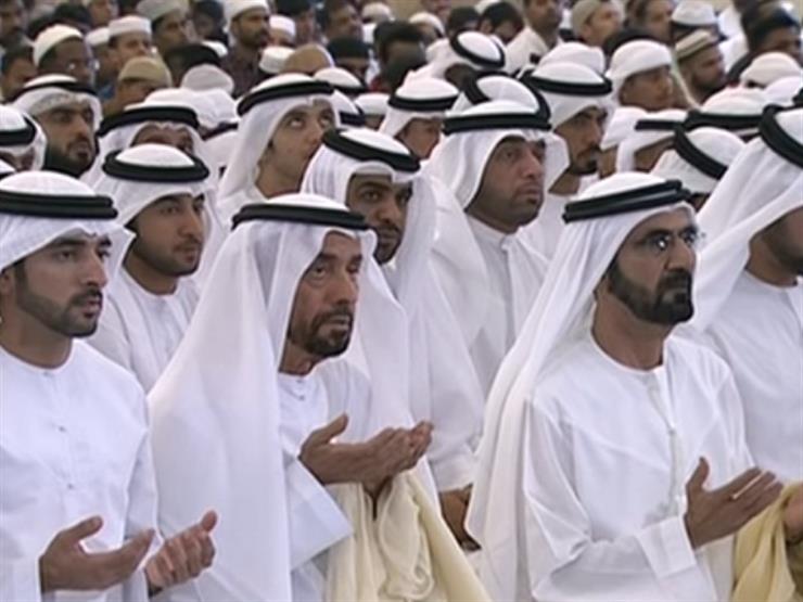 حاكم دبي يؤدي صلاة عيد الأضحى بمسجد الشيخ راشد -فيديو