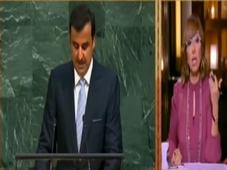 لميس الحديدي عن كلمة أمير قطر بالأمم المتحدة: "تميم يتعمد الكذب ويصدقه"