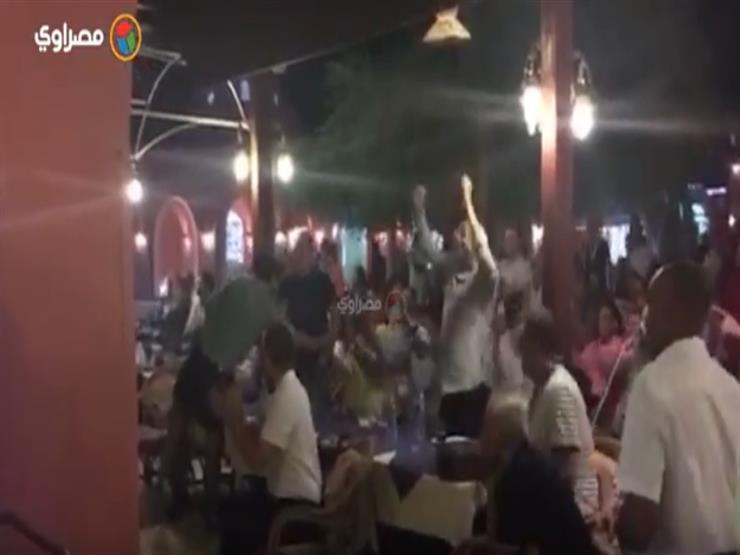 العلايلي والعدل يحتفلان بهدف "الأهلي" في "الترجي" بمهرجان الجونة