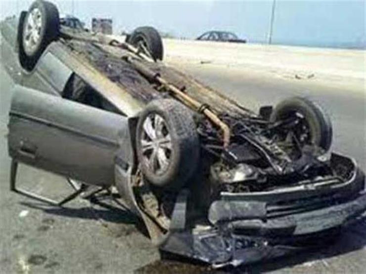 إصابة 6 في انقلاب سيارة ملاكي على الطريق الصحراوي بسوهاج | مصراوى