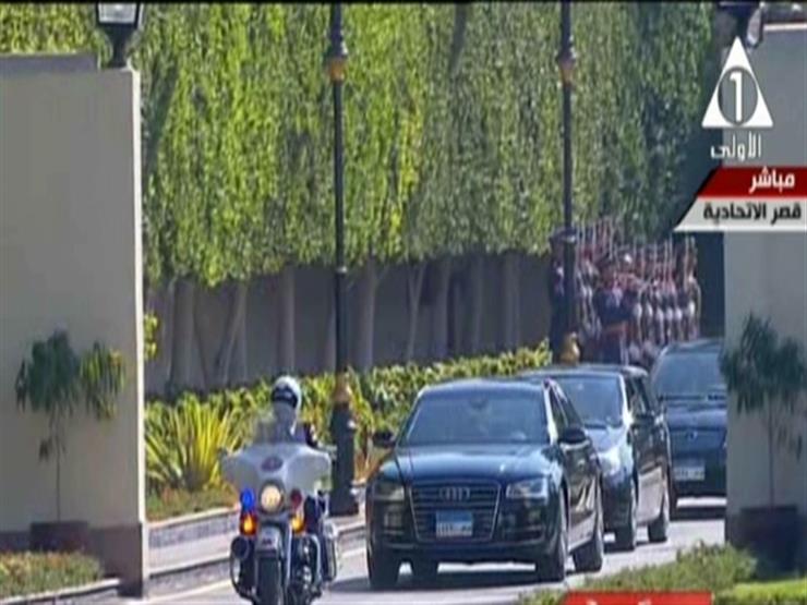 لحظة وصول الرئيس الإريتري قصر الاتحادية..  فيديو