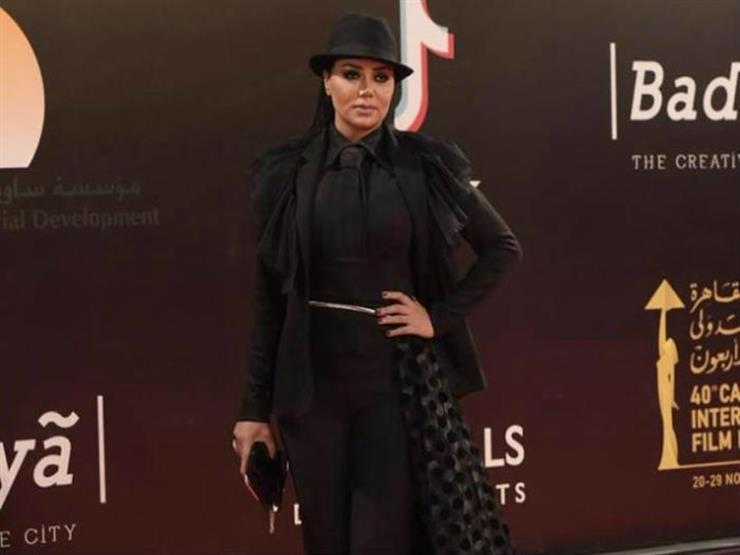  رانيا يوسف، خلال افتتاح مهرجان القاهرة السينمائي