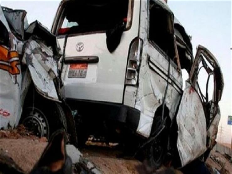 إصابة 6 أشخاص في اصطدام سيارة بالسور الحديدي لكوبري ناهيا إصابة 6 أشخاص في اصطدام سيارة بالسور الحديدي لكوبري ناهيا