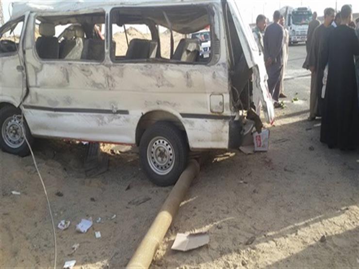 وزارة الصحة: وفاة 9 مواطنين وإصابة 8 في حادث بطريق الإسماعلية - فيديو