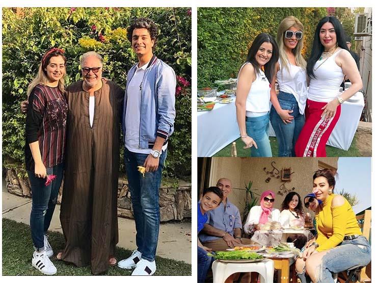 20 صورة ترصد احتفالات نجوم الفن بـ