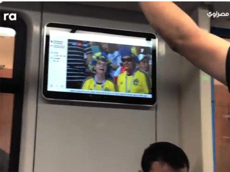 "شاشات عرض" في محطات مترو "روسيا" لمتابعة "كأس العالم": "توصيلة وفرجة"