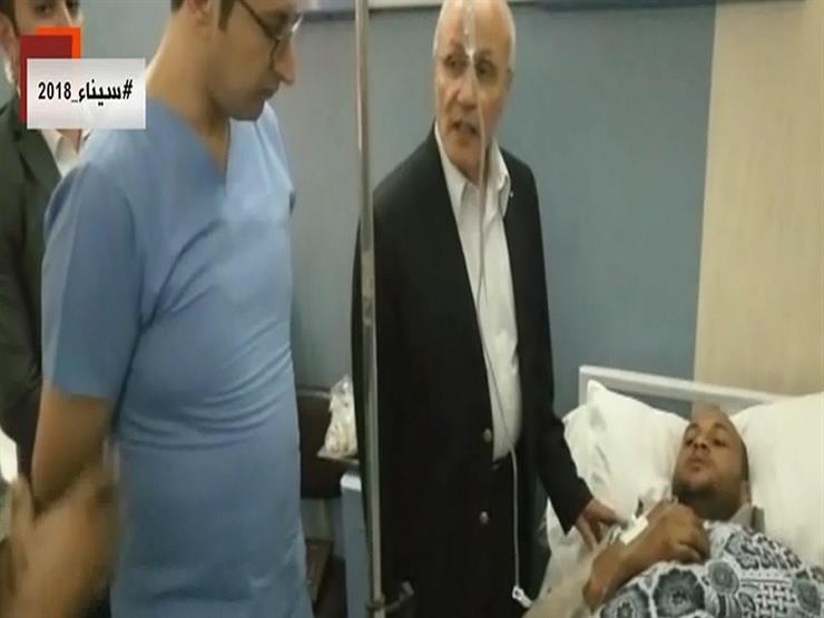 لقطات من زيارة وزير الإنتاج الحربي مصابي انفجار مخزن "هليوبوليس" - فيديو